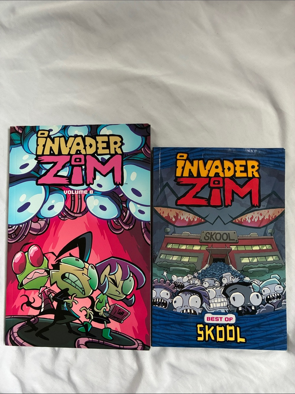 Invader Zim Comics Graphic Novel Bundle -  Volume 8 & Best of Skool